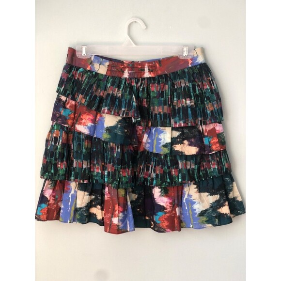 NWT Allison Pixie Mini Skirt - Multicolor Layered - Picture 6 of 9